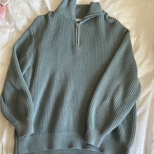 Aritzia TNA Knit Sweater Quarter Zip